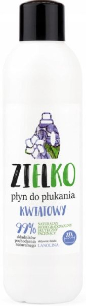 Zielko Płyn do Płukania Kwiatowy z Lanoliną 1L