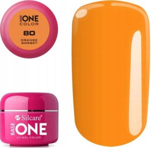 Silcare Base One Żel UV 80 Orange Sorbet 5g