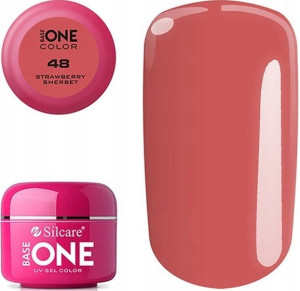 Silcare Base One Żel UV 48 Strawberry Sherbet 5g