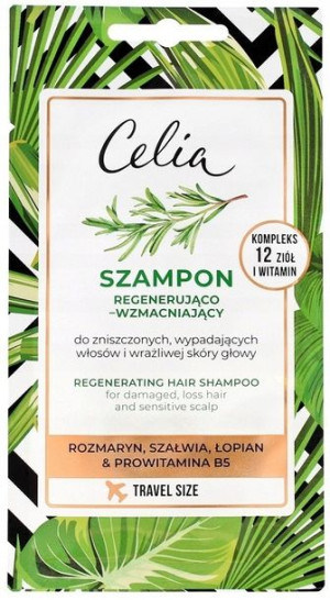 Celia Regenerujący Szampon Do Włosów Saszetka 10ml
