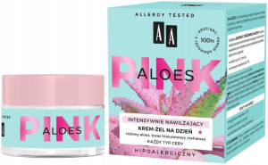 AA ALOES PINK Nawilżający Krem Żel Na Dzień 50ml
