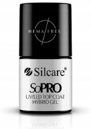 Silcare SoPRO Hybrydowy Top Coat No Wipe 7g