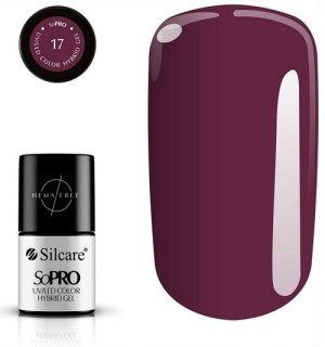 Silcare SoPRO Lakier Hybrydowy 7g Śliwkowy 017