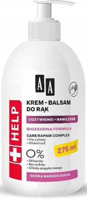 AA Help Krem Balsam d Rąk Skóra Bardzo Sucha 275ml