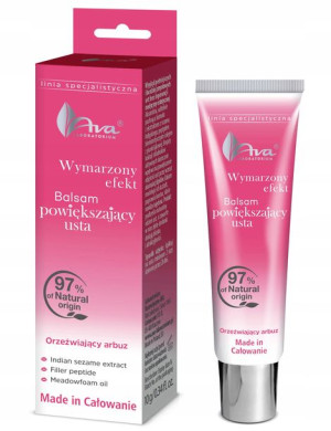 AVA Balsam Powiekszający Usta Orzeźwiający Arbuz