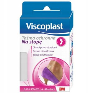 Viscoplast Taśma Ochronna na Stopę 5m x 2,5cm