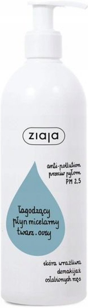 Ziaja Płyn Micelarny Łagodzący Demakijaż 390ml