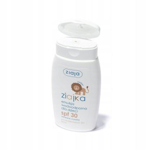 Ziajka Wodoodporna Emulsja Dzieci Opalania SPF30