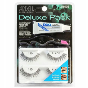 Ardell Deluxe 110 Rzęsy x2, Klej Duo, Aplikator