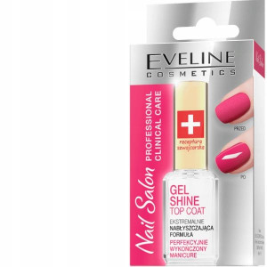 Eveline Top Coat Gel Shine Nabłyszczająca Odżywka