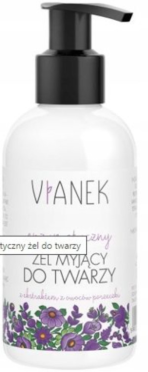 VIANEK Enzymatyczny żel myjący do twarzy naczynka
