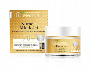 Bielenda Krem Kuracja Ze Śluzem Ślimaka Złotem 70+