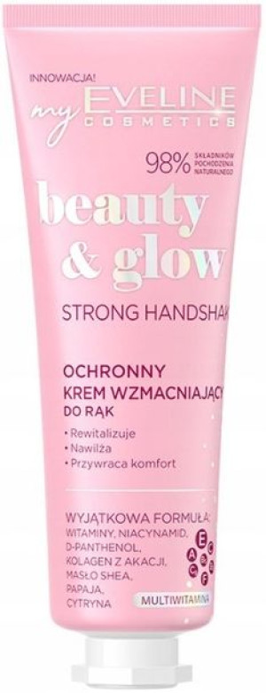 EVELINE Beauty Glow Ochronny Krem do Rąk Wzmacnia