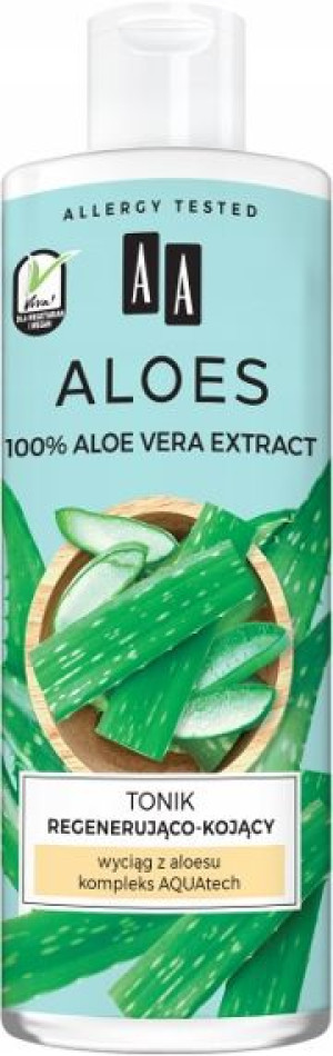 AA ALOES Aloe Vera Tonik regenerująco kojący 400ml