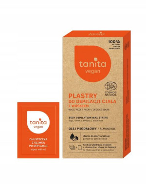 Tanita 12 Plastry Z Woskiem Do Depilacji Ciała