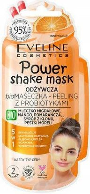 Eveline Shake Power Maska z Peelingiem Odżywcza