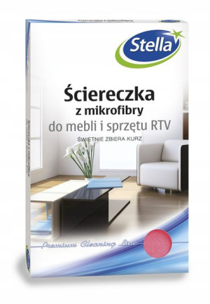 Stella Ściereczka mikrofibry do mebli sprzętu RTV