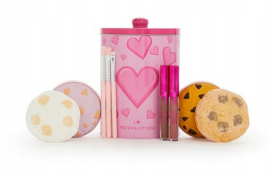 I Heart Revolution Cookie Tin Gift Set Zestaw 10el