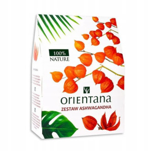 ORIENTANA Zestaw Odżywczy do twarzy Ashwagandha x3