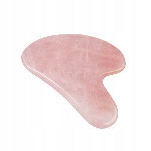 Gua Sha Plate Kamień Kwarc Do Masażu Różowy