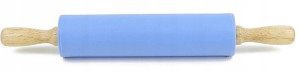 Wałek Silikonowy do Ciasta Drewno Obrotowy 30cm
