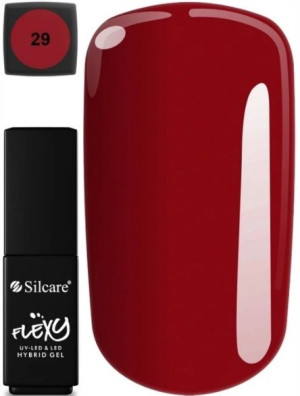Silcare Flexy Hybrid Gel Lakier Hybrydowy 029 Red