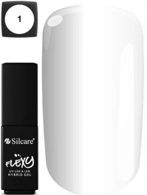 Silcare Flexy Hybrid Gel Lakier Hybrydowy 01 Biały