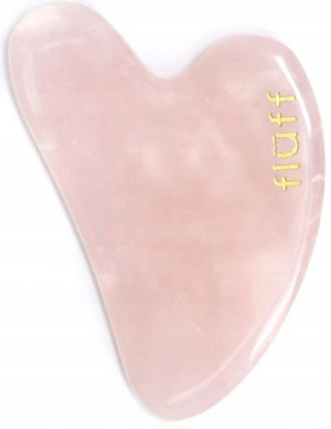 Gua Sha Plate Kamień Różowy Kwarc Do Masażu Twarzy