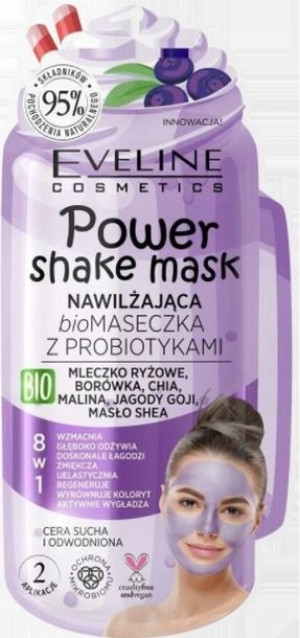Eveline Shake Power Maska Probiotyki Nawilżająca