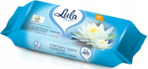 LULA Nawilżany Papier Toalet Biała Lilia 40 szt
