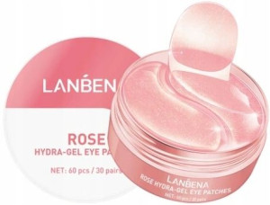 Lanbena Rose Hydrożelowe Płatki pod Oczy 60szt