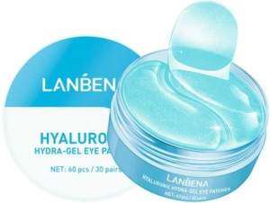 Lanbena Hyaluron Hydrożelowe Płatki pod Oczy 60szt