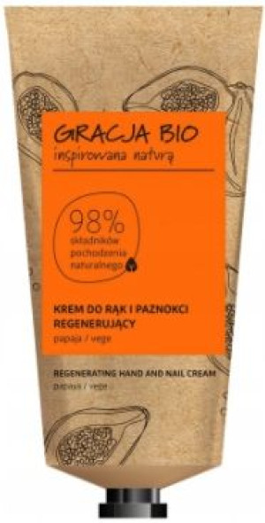 GRACJA BIO Krem Do Rąk Regenerujący Papaja Papaya