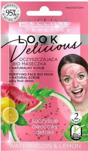 Eveline Look Delicious Maseczka Arbuz Cytryna