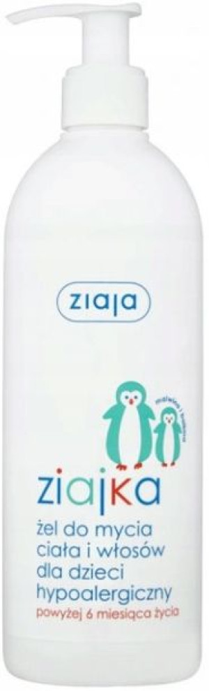 Ziaja Ziajka Żel do Ciała Włosów Dla Dzieci 400ml