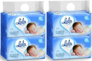LULA Chusteczki Nawilżane Pantenol 4 x 72 szt