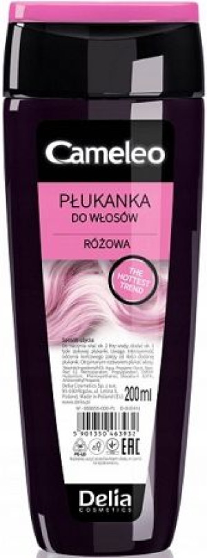 Delia Cameleo Płukana do Włosów Różowa Kolor 200ml