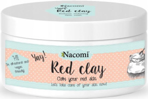 Nacomi Glinka Czerwona Maska Rozjaśniająca 100g