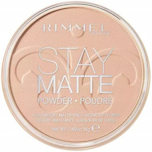 Rimmel Puder Stay Matte Matujący 003 Peach Glow