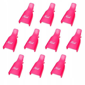 Klipsy Do Ściągania Hybrydy Manicure 10 szt.