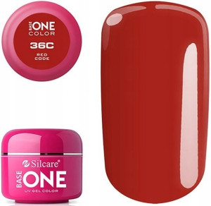 Silcare Base One Żel UV 36C Red Code Czerwień 5g