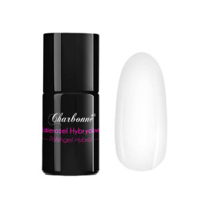 Lakier Hybrydowy CHARBONNE 7 ml kolor 016 biały idealny