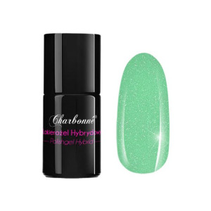 Lakier Hybrydowy CHARBONNE 7 ml kolor 050 limonka PERŁOWY
