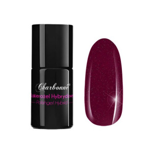 Lakier Hybrydowy CHARBONNE 7 ml kolor 082 perłowe bordo