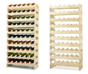 Regał Stojak na wino drewniany modułowy RW10 6x10 60 butelek Drewno sosnowe