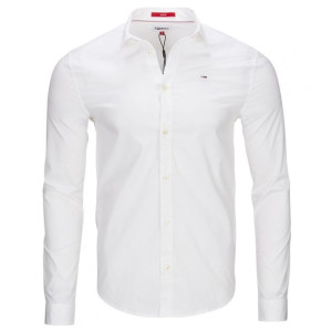 Tommy Hilfiger Jeans koszula męska biała DM0DM04405-100 XL