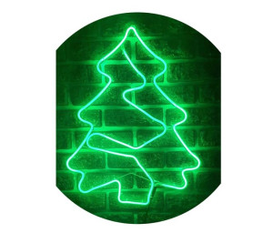 Ozdoba świąteczna CHOINKA neon barwa zielona LED 12W CH60-6 IP44 VITALUX