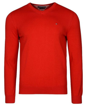 Tommy Hilfiger sweter męski czerwony L