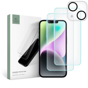 Szkło Hartowane Tech-protect Supreme Set Iphone 14 Clear