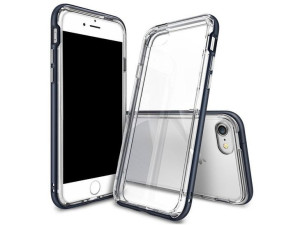 Etui Ringke Fusion Frame iPhone 7/8 Slate Metal